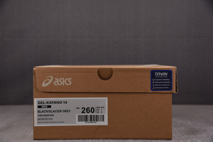 As1cs gel-kayano 14 black glacier grey silver 1201a935-001