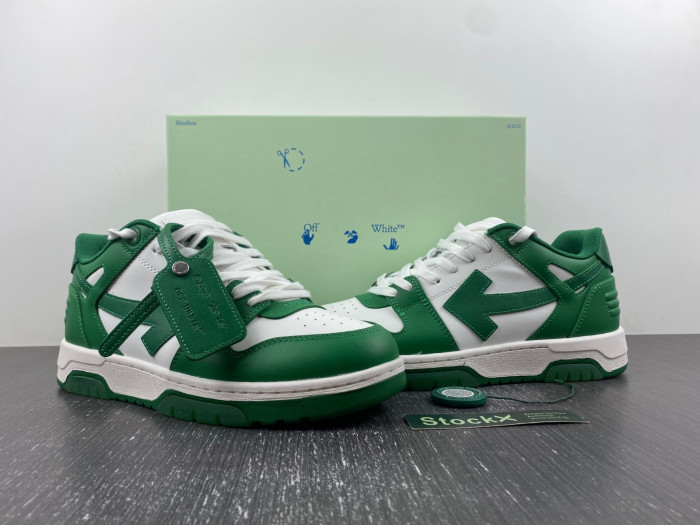 ofw out of office low-top leather sneakers 2210080003