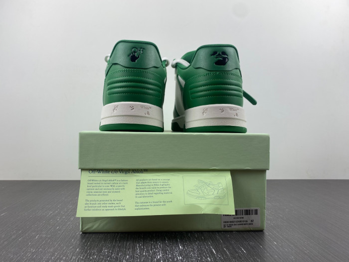 ofw out of office low-top leather sneakers 2210080003