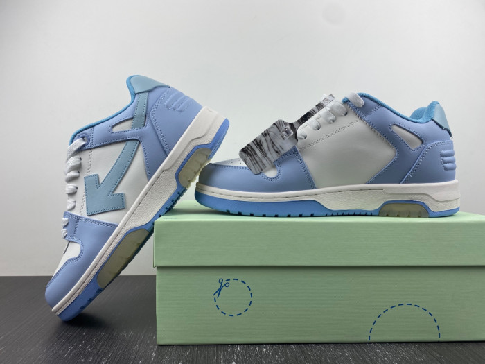 ofw out of office low-top leather sneakers 23053002