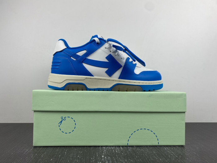 ofw out of office low-top leather sneakers 23061001