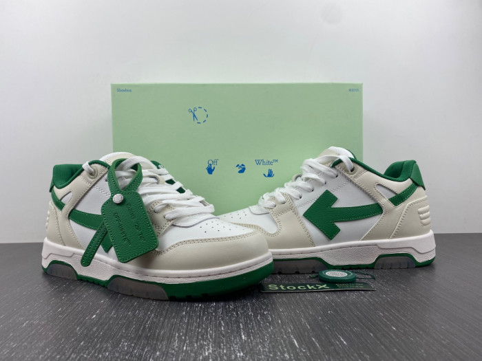 ofw out of office low-top leather sneakers 23061303