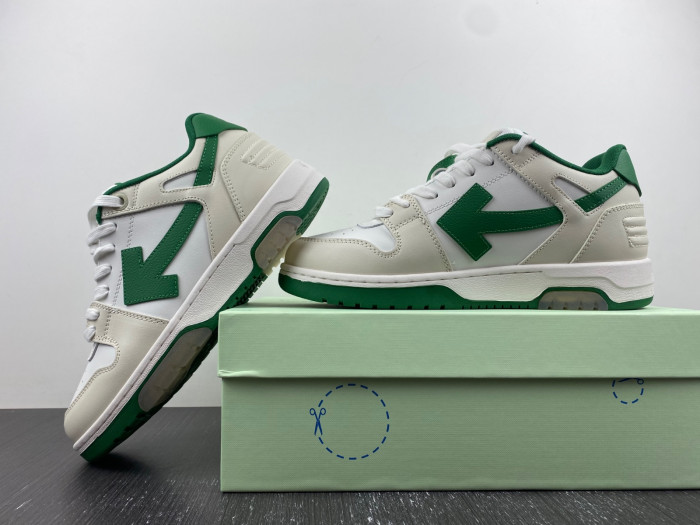 ofw out of office low-top leather sneakers 23061303