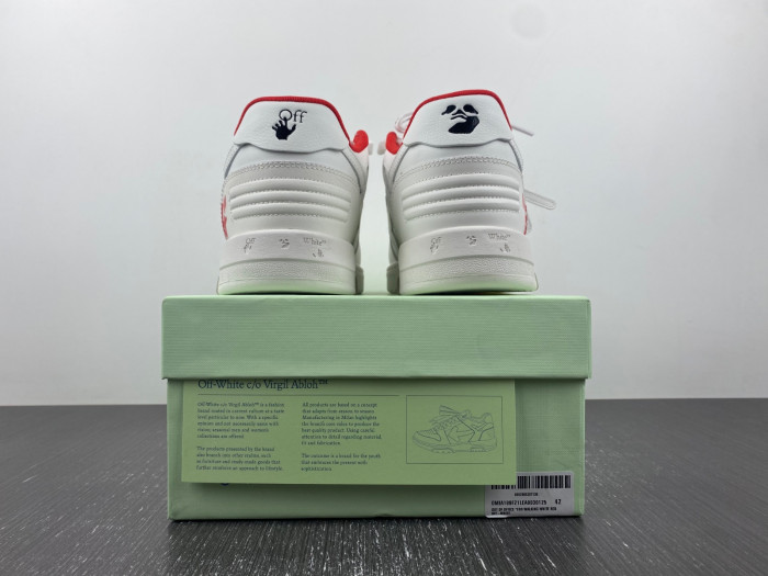ofw out of office low-top leather sneakers 23062103